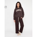 Sinsay Hoodie s izvezenim natpisom Espresso | shoptok.hr