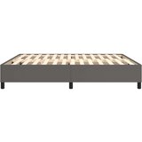  Box spring posteljni okvir siv 160x200 cm umetno usnje, (20684349) | Shoptok.si