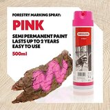 Oregon Sprej za obilježavanje - Fluorescentno ružičasti, 500 ml, do 2 godine | shoptok.hr