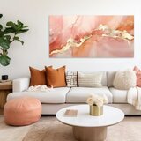  Zlati dotik na platnu Eleganca marmorne zore | različne dimenzije () | Shoptok.si