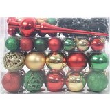  Set Božićnih Ukrasnih Kuglica 61 pcs Šareni Plastika | shoptok.hr