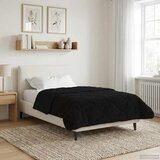  Ljetni pokrivač Crna 140 x 220 cm Mikrofibra i teddy flis | shoptok.hr