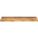 vidaXL Mizna plošča 80x20x2,5 cm pravokotna grob trden mangov les | Shoptok.si