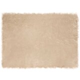vidaXL Lažna Ovčja Koža Preproga Tafalla Bež 120 x 170 cm Poliester, (5000112156) | Shoptok.si