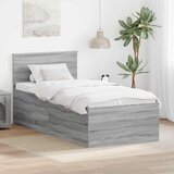  Krevetna konstrukcija Siva Sonoma 75 x 190 cm Konstruirano drvo | shoptok.hr
