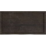 Stolna ploča tamnosiva 100x50x6 cm obrađena masivna hrastovina | shoptok.hr