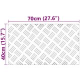  Aluminijaste protizdrsne plošče, 4 kosa, 70x40 cm, (22014940) | Shoptok.si