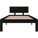  Za krevet od masivne borovine crni 90 x 200 cm | shoptok.hr