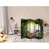 Artgeist PARAVAN 225/172/3 cm svetlo zelena, gozdno zelena Slike