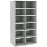  Stalak za cipele boja betona 54x34x100,5 cm konstruirano drvo | shoptok.hr