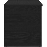  Kutija za spremanje s pohranom Crni hrast 84 x 42 x 46 cm | shoptok.hr