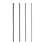 Ouch! Silicone Spiral Screw Plug Set Beginner Urethral Sounding Black Cijene