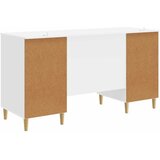 Stol Bijela visokog sjaja 142,5 x 50 x 75 cm Konstruirano drvo | Eponuda.ba