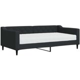 vidaXL Dnevni krevet s madracem crni 90 x 190 cm od tkanine | shoptok.hr