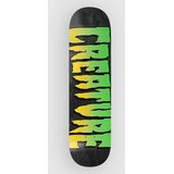 Creature Logo Stumps 8.0" Skateboard deska green / yellow | Shoptok.si