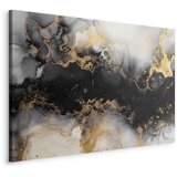  Slika - Golden explosions – abstract pattern inspired by marble 90x60 Na talijanskom platnu | shoptok.hr