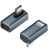 INF 240W 80Gbps USB-C Adapter Ženski na Moški - Pravi Kot (2-Pack) Grey, (5000291553) | Shoptok.si