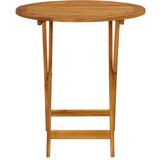 vidaXL 3-dijelni bistro set od tkanine i masivnog drva uzorkom lišća | shoptok.hr