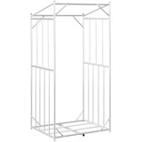  Stalak za drva za ogrjev s kišnom navlakom 100x80x200 cm | shoptok.hr