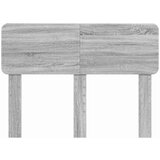  Vzglavje z vzglavjem Siva Sonoma 135 cm Konstruiran les, (5000109632) | Shoptok.si