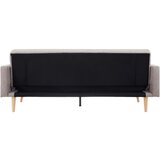 Livetastic ZOFA S POSTELJNO FUNKCIJO, siva tekstil | Shoptok.si