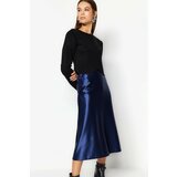 Trendyol Skirt - Blue - Midi Cene