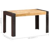 Jedilna miza 140x70x76 cm trden robusten mangov les, (20817919) | Shoptok.si