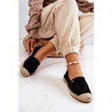 EVENTO Women's Suede Espadrilles Black Joaquin | shoptok.hr