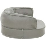 vidaXL ergonomski madrac za pse 60 x 42 cm sivi izgled platna | shoptok.hr