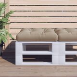  Jastuk za palete smeđesivi 60 x 61,5 x 10 cm od tkanine | shoptok.hr