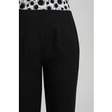 Marisse Black Straight Leg Trousers | shoptok.hr