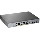 Zyxel GS1350-18HP, 18-portni upravljan PoE switch (omrežni preklopnik) za CCTV z dolgim dosegom, 250 W | Shoptok.si