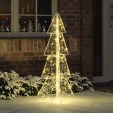  Božićno drvce s 100 LED svjetlima Topla bijela 120 cm Akril | Eponuda.com