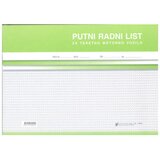 NARODNE NOVINE-UT VI-26 PUTNI RADNI LIST ZA TERETNO MOTORNO VOZILO; Blok 2 x 50 listova, 29,7 x 21 cm | shoptok.hr