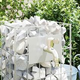  Gabionska slavina Srebrno 26 x 25 x 50 cm Nehrđajući čelik | Eponuda.com