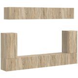  Komplet TV omaric 5 pcs Sonoma hrast Konstruiran les - - Rjava - 83.35 - 98 x 31 x 29,5 cm - 2025-vidaXL-Uvoz_2 | Shoptok.si