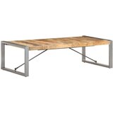  Klubska mizica 140x70x40 cm robusten mangov les | Shoptok.si