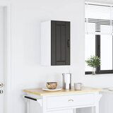 Maison Chic Kuhinjska stenska omarica - Kuhinjska omarica Lucca črn inženirski les iu1025, (22063964) Cene