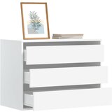 vidaXL Kutna komoda s ladicama bijela 80x41x58cm od konstruiranog drva Cijene