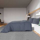  Set posteljine za poplun antracit 200x200 cm lagana mikrovlakna | Eponuda.ba