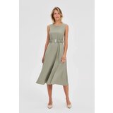 Marisse Olive Dress With Belt | ePonuda.com