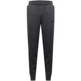 Puma Športne hlače temno siva / črna