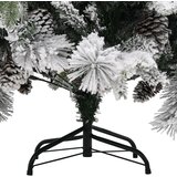  Božićno drvce sa snijegom i šiškama 150 cm PVC i PE | shoptok.hr