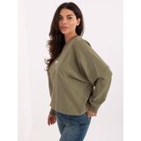 RUE PARIS Sweatshirt-RV-BL-A877.19P-khaki | Shoptok.si