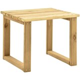 vidaXL Mizica za ležalnik 30x30x26 cm impregnirana borovina, (20625455) | Shoptok.si
