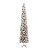 vidaXL Umestno božično drevo Zelena 300 cm PVC in Jeklo in Plastika | Shoptok.si