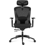 Combat 7.3 Crna mrežasta ergonomska stolica | shoptok.hr