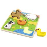 Viga drvena slagalica životinje farme | shoptok.hr