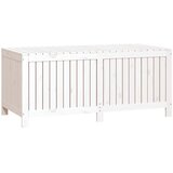  Vrtna kutija za pohranu bijela 147x68x64 cm od masivne borovine | shoptok.hr