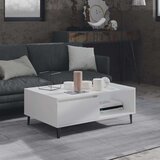  Stolić za kavu bijeli 90 x 60 x 35 cm od iverice - Bijela 1 | shoptok.hr